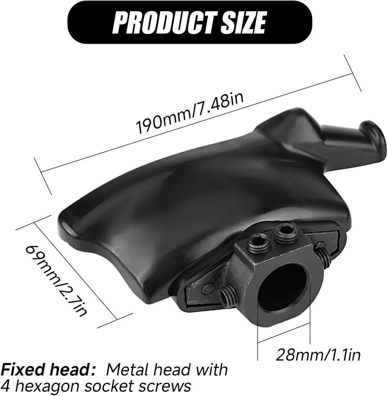 Ktsxxops 28mm Duck Tire Changer Mount Demount Head, Tire Changer Machines Duck Head of Tire Machine, Tyre Changer Head Accessories - Image 2